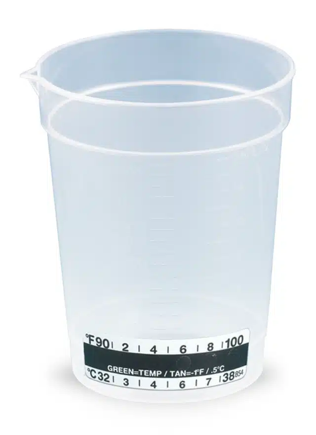 Beaker Cup With Temperature Strip